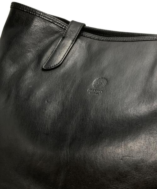 GANZO（ガンゾ）GANZO (ガンゾ) SACCHETTO4ホースレザートートバッグ/TOTE BAG ブラックの古着・服飾アイテム