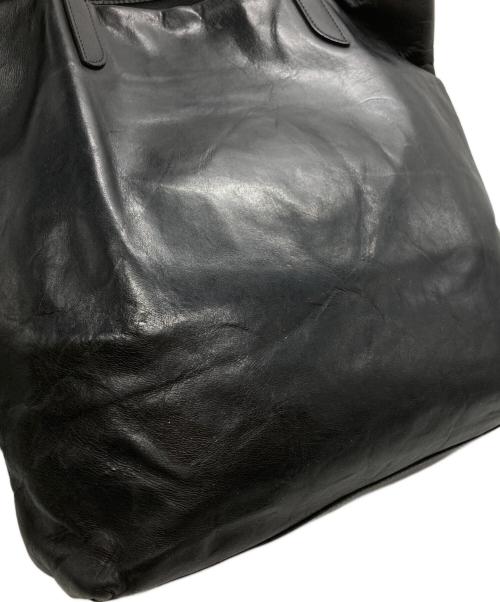 GANZO（ガンゾ）GANZO (ガンゾ) SACCHETTO4ホースレザートートバッグ/TOTE BAG ブラックの古着・服飾アイテム