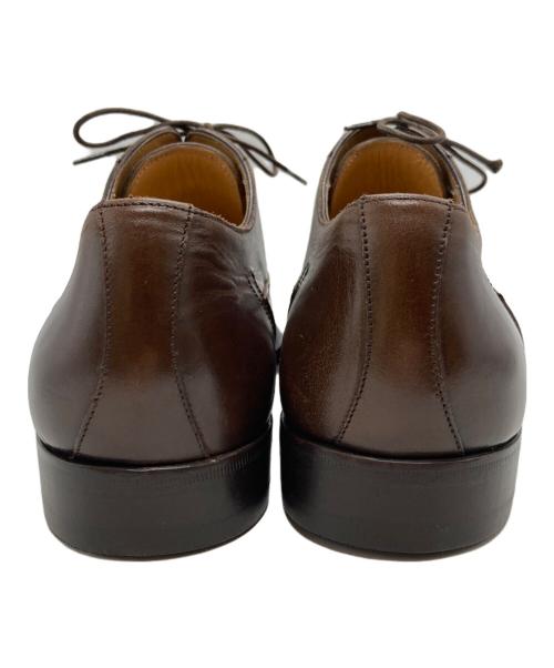 DOLCE & GABBANA（ドルチェ＆ガッバーナ）DOLCE & GABBANA (ドルチェ＆ガッバーナ) 内羽根レザーシューズ ブラウン サイズ:6・1/2の古着・服飾アイテム