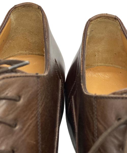 DOLCE & GABBANA（ドルチェ＆ガッバーナ）DOLCE & GABBANA (ドルチェ＆ガッバーナ) 内羽根レザーシューズ ブラウン サイズ:6・1/2の古着・服飾アイテム