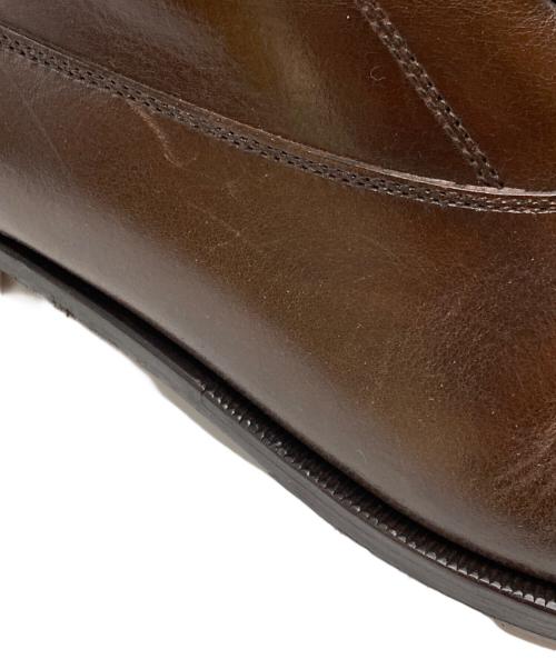 DOLCE & GABBANA（ドルチェ＆ガッバーナ）DOLCE & GABBANA (ドルチェ＆ガッバーナ) 内羽根レザーシューズ ブラウン サイズ:6・1/2の古着・服飾アイテム