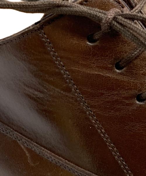 DOLCE & GABBANA（ドルチェ＆ガッバーナ）DOLCE & GABBANA (ドルチェ＆ガッバーナ) 内羽根レザーシューズ ブラウン サイズ:6・1/2の古着・服飾アイテム