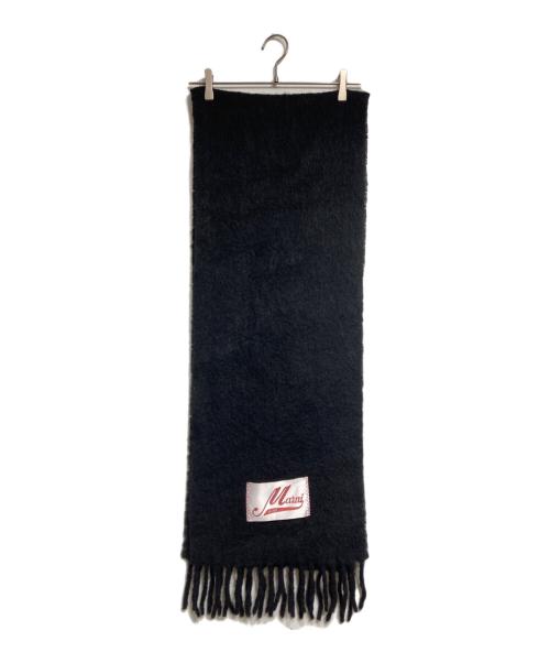 MARNI（マルニ）MARNI (マルニ) ロゴパッチアルパカマフラー/Logo Patch Alpaca Scarf ブラック サイズ:UNIの古着・服飾アイテム