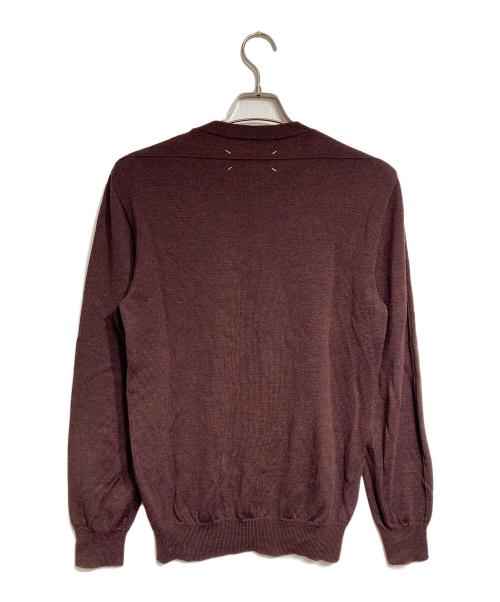 Maison Margiela（メゾンマルジェラ）Maison Margiela (メゾンマルジェラ) 4ステッチウールニット/wool knit ワインレッド サイズ:Mの古着・服飾アイテム
