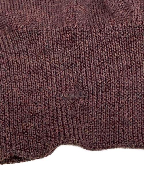 Maison Margiela（メゾンマルジェラ）Maison Margiela (メゾンマルジェラ) 4ステッチウールニット/wool knit ワインレッド サイズ:Mの古着・服飾アイテム