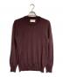 Maison Margiela（メゾンマルジェラ）の古着「4ステッチウールニット/wool knit」｜ワインレッド