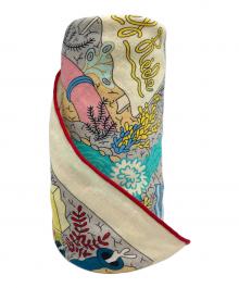 HERMES（エルメス）の古着「カレジェアン140/Splash Park/スプラッシュパーク」｜レッド×ベージュ