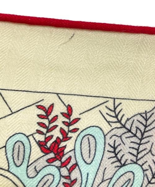 HERMES（エルメス）HERMES (エルメス) カレジェアン140/Splash Park/スプラッシュパーク レッド×ベージュの古着・服飾アイテム