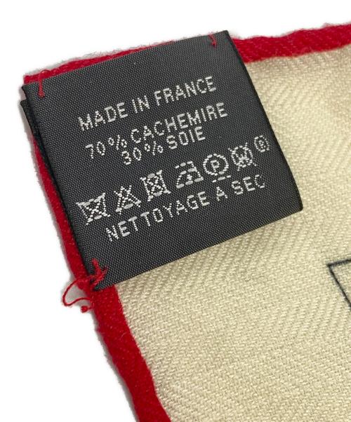 HERMES（エルメス）HERMES (エルメス) カレジェアン140/Splash Park/スプラッシュパーク レッド×ベージュの古着・服飾アイテム