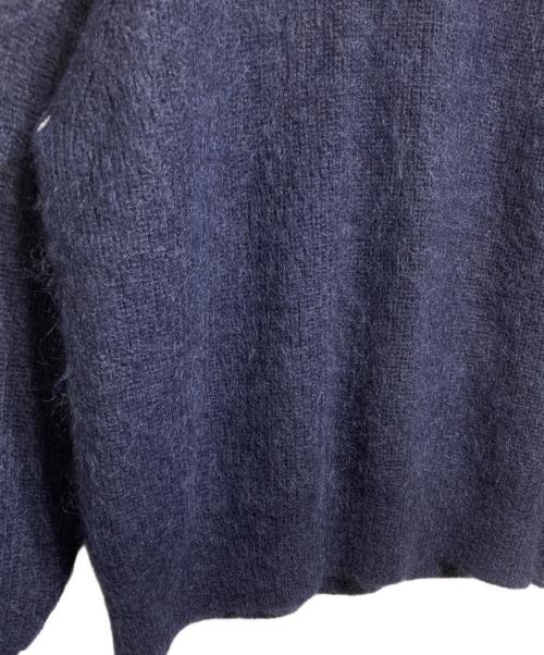 MEIAS（メイアス）MEIAS (メイアス) SUPER KID MOHAIR PULL OVER/MOPO スーパーキッドモヘアプルオーバ ネイビー サイズ:Ｌの古着・服飾アイテム