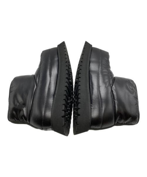 MM6 Maison Margiela（エムエムシックスメゾンマルジェラ）MM6 Maison Margiela (エムエムシックスメゾンマルジェラ) パフムートンブーツ/ショートブーツ ブラック サイズ:37 1/2の古着・服飾アイテム