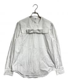 COMME des GARCONS（コムデギャルソン）の古着「フロントバックリボンブラウス」｜ホワイト