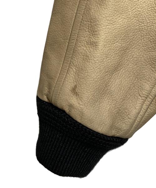 OLD JOE & Co.（オールドジョー）OLD JOE & Co. (オールドジョー) BUTTON-FRONT CAMPBELL JACKET ブラック×ブラウン サイズ:40の古着・服飾アイテム