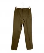 JIL SANDERジルサンダー）の古着「ウールスラックス / Wool Trousers」｜ブラウン