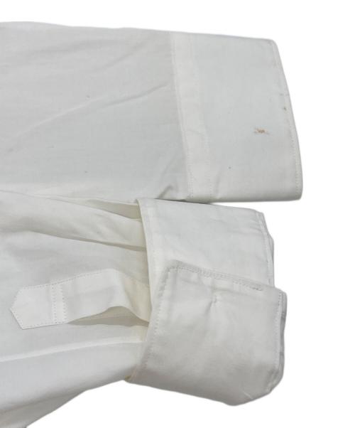 BLACK COMME des GARCONS（ブラックコムデギャルソン）BLACK COMME des GARCONS (ブラックコムデギャルソン) ミドルレングスシャツ ホワイト サイズ:Mの古着・服飾アイテム