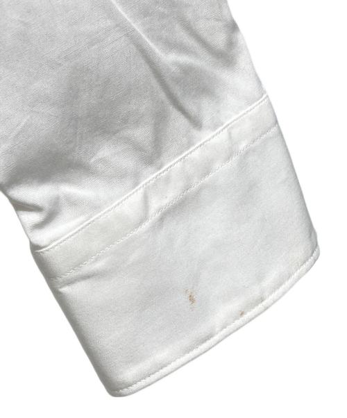 BLACK COMME des GARCONS（ブラックコムデギャルソン）BLACK COMME des GARCONS (ブラックコムデギャルソン) ミドルレングスシャツ ホワイト サイズ:Mの古着・服飾アイテム