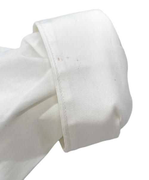 BLACK COMME des GARCONS（ブラックコムデギャルソン）BLACK COMME des GARCONS (ブラックコムデギャルソン) ミドルレングスシャツ ホワイト サイズ:Mの古着・服飾アイテム