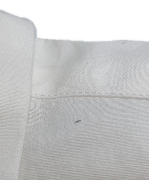 BLACK COMME des GARCONS（ブラックコムデギャルソン）BLACK COMME des GARCONS (ブラックコムデギャルソン) ミドルレングスシャツ ホワイト サイズ:Mの古着・服飾アイテム