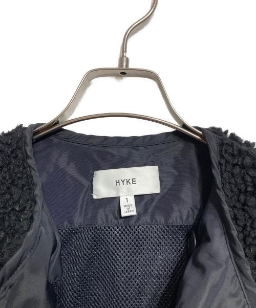 HYKE（ハイク）HYKE (ハイク) FAUX SHEARLING COAT/フェイクシアリングコート ブラック サイズ:１の古着・服飾アイテム