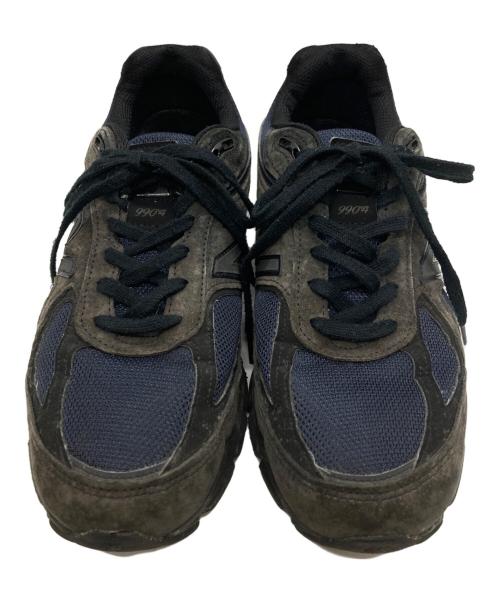 NEW BALANCE（ニューバランス）NEW BALANCE (ニューバランス) JJJJound (ジョウンド) スニーカー/M990JJ4 グレー×ネイビー サイズ:28㎝の古着・服飾アイテム