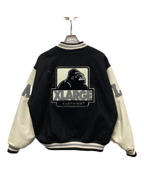 X-LARGE（エクストララージ）X-LARGE (エクストララージ) スタジャン ブラック×ベージュ サイズ:Ｌの古着・服飾アイテム