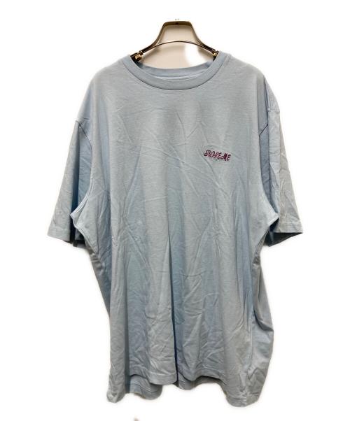 SUPREME（シュプリーム）SUPREME (シュプリーム) Washed Script S/S Top ブルー サイズ:XLの古着・服飾アイテム