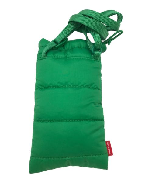 SUPREME（シュプリーム）Supreme (シュプリーム) PUFFER NECK POUCH グリーンの古着・服飾アイテム