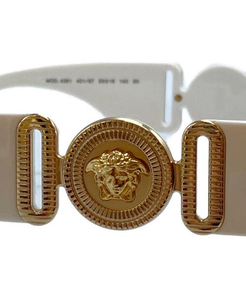 VERSACE（ヴェルサーチェ）VERSACE (ヴェルサーチェ) Medusa Biggie Sunglasses ホワイト サイズ:53-18-140の古着・服飾アイテム