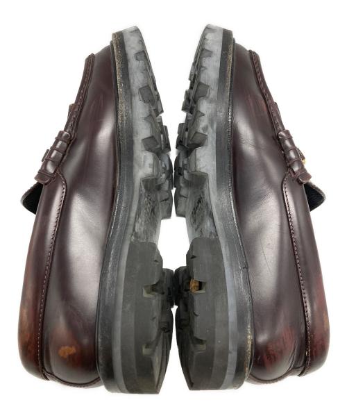 CELINE（セリーヌ）CELINE (セリーヌ) トリオンフ チェーン マーガレット ローファー/Celine Margaret Loafer with Triomphe Chain ブラウン サイズ:38の古着・服飾アイテム