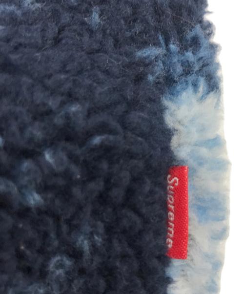 THE NORTH FACE（ザ ノース フェイス）THE NORTH FACE (ザ ノース フェイス) Supreme (シュプリーム) Bleached Denim Print Fleece Jacket ネイビー×ブルー サイズ:Mの古着・服飾アイテム