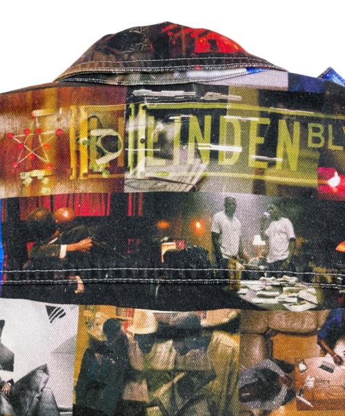 SUPREME（シュプリーム）SUPREME (シュプリーム) Nas DMX Collage Denim Chore Coat レッド×グリーン サイズ:Ｍの古着・服飾アイテム