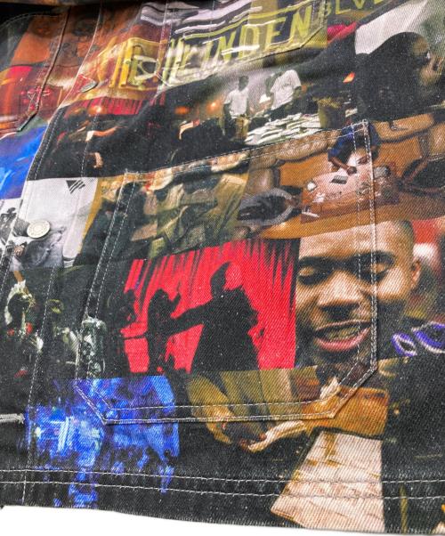 SUPREME（シュプリーム）SUPREME (シュプリーム) Nas DMX Collage Denim Chore Coat レッド×グリーン サイズ:Ｍの古着・服飾アイテム