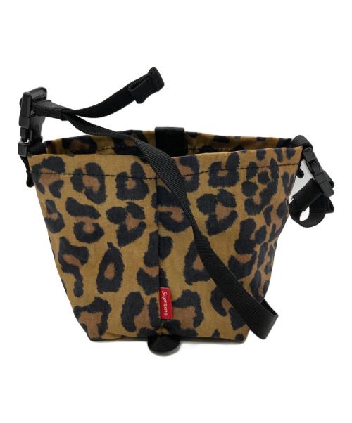 SUPREME（シュプリーム）SUPREME (シュプリーム) Leopard Neck Pouch ブラウン×ブラックの古着・服飾アイテム