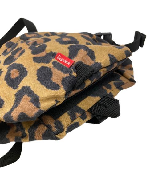 SUPREME（シュプリーム）SUPREME (シュプリーム) Leopard Neck Pouch ブラウン×ブラックの古着・服飾アイテム