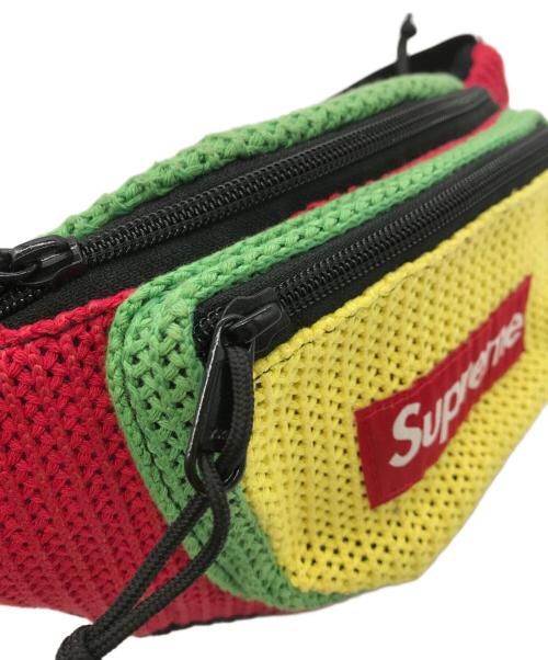 SUPREME（シュプリーム）SUPREME (シュプリーム) STRING WAIST BAG レッド×イエローの古着・服飾アイテム