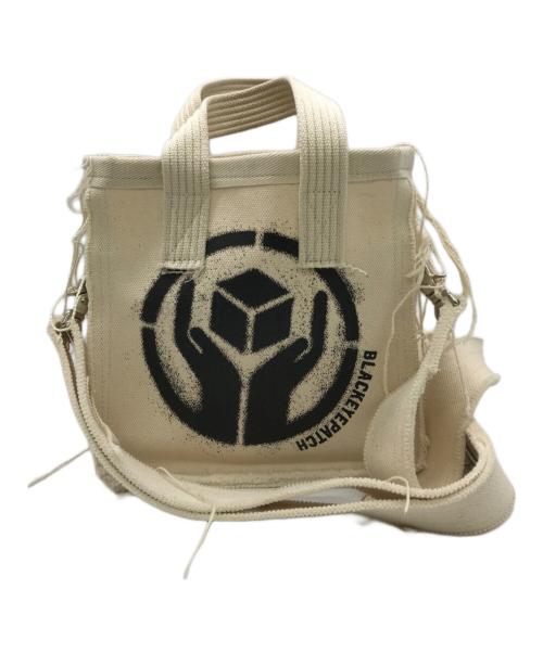 BlackEyePatch（ブラックアイパッチ）BlackEyePatch (ブラックアイパッチ) FAF (エフエーエフ) 2WAY HAND BAG ベージュの古着・服飾アイテム