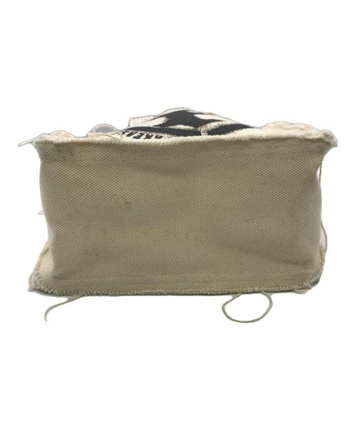 BlackEyePatch（ブラックアイパッチ）BlackEyePatch (ブラックアイパッチ) FAF (エフエーエフ) 2WAY HAND BAG ベージュの古着・服飾アイテム