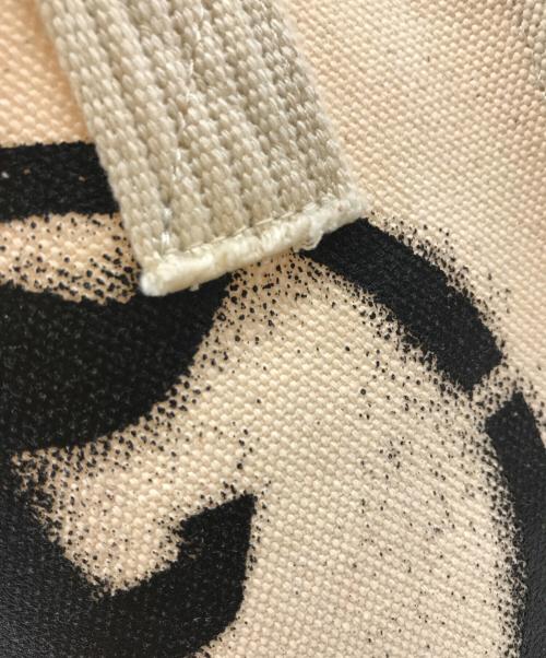 BlackEyePatch（ブラックアイパッチ）BlackEyePatch (ブラックアイパッチ) FAF (エフエーエフ) 2WAY HAND BAG ベージュの古着・服飾アイテム