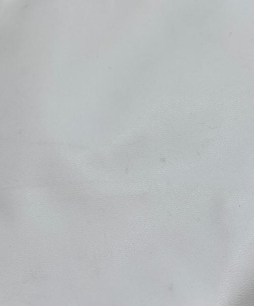 MM6 Maison Margiela（エムエムシックスメゾンマルジェラ）MM6 Maison Margiela (エムエムシックスメゾンマルジェラ) ロゴ巾着ショルダーバッグ ホワイト×ブラックの古着・服飾アイテム