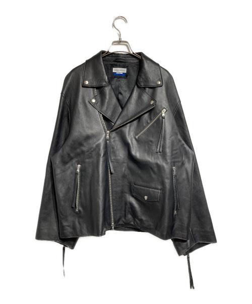 MAISON SPECIAL（メゾンスペシャル）MAISON SPECIAL (メゾンスペシャル) Lamb leather Prime-Over Double Rider Jacket/ラムレザー プライムオーバー ダブルライダース ジャケット ブラック サイズ:01の古着・服飾アイテム