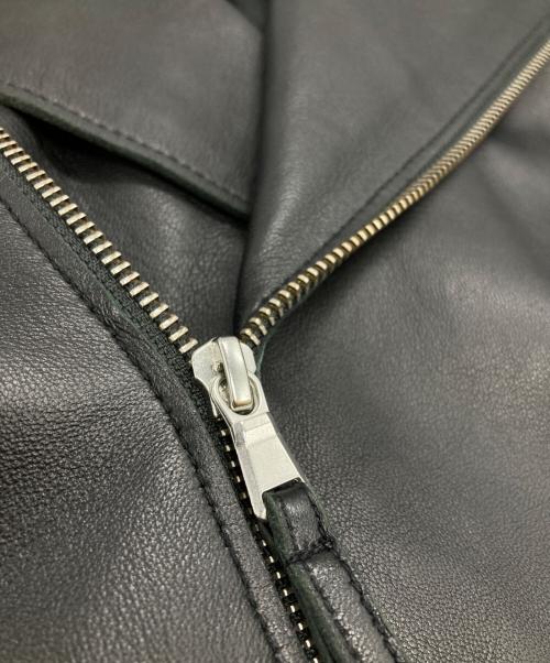 MAISON SPECIAL（メゾンスペシャル）MAISON SPECIAL (メゾンスペシャル) Lamb leather Prime-Over Double Rider Jacket/ラムレザー プライムオーバー ダブルライダース ジャケット ブラック サイズ:01の古着・服飾アイテム