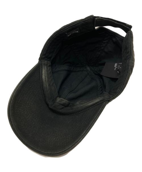 BALENCIAGA（バレンシアガ）BALENCIAGA (バレンシアガ) フェード加工キャップ/baseball cap ブラック サイズ:Lの古着・服飾アイテム