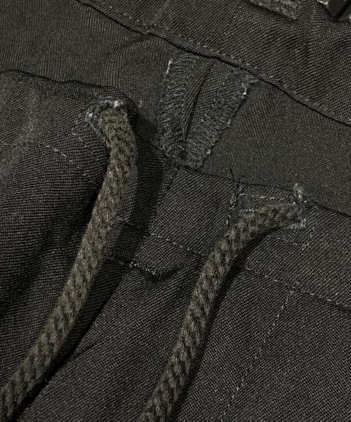 Yohji Yamamoto pour homme（ヨウジヤマモト プールオム）Yohji Yamamoto pour homme (ヨウジヤマモト プールオム) ウールギャバ紐パンツ/wool gabardine pants ブラック サイズ:３の古着・服飾アイテム