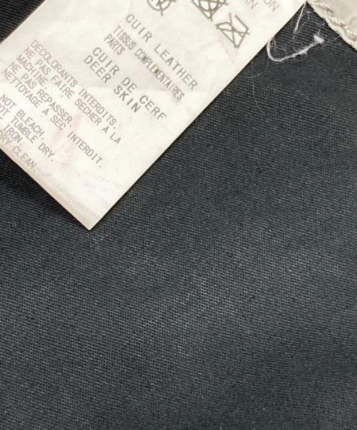 Yohji Yamamoto pour homme（ヨウジヤマモト プールオム）Yohji Yamamoto pour homme (ヨウジヤマモト プールオム) カウレザーウエストバッグ ブラックの古着・服飾アイテム