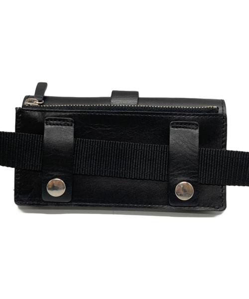 TOGA VIRILIS（トーガ ビリリース）TOGA VIRILIS (トーガ ビリリース) レザーベルトバッグ/waist bag ブラックの古着・服飾アイテム