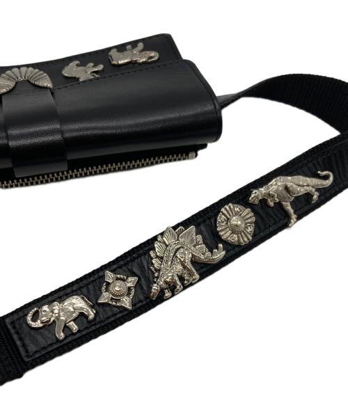 TOGA VIRILIS（トーガ ビリリース）TOGA VIRILIS (トーガ ビリリース) レザーベルトバッグ/waist bag ブラックの古着・服飾アイテム