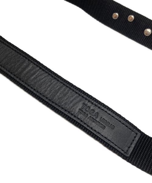 TOGA VIRILIS（トーガ ビリリース）TOGA VIRILIS (トーガ ビリリース) レザーベルトバッグ/waist bag ブラックの古着・服飾アイテム