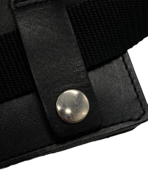 TOGA VIRILIS（トーガ ビリリース）TOGA VIRILIS (トーガ ビリリース) レザーベルトバッグ/waist bag ブラックの古着・服飾アイテム