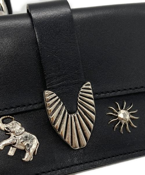 TOGA VIRILIS（トーガ ビリリース）TOGA VIRILIS (トーガ ビリリース) レザーベルトバッグ/waist bag ブラックの古着・服飾アイテム