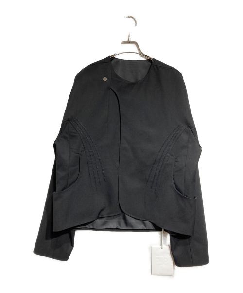 NAMESAKE（ネイムセイク）NAMESAKE (ネイムセイク) NEWTON CREWNECK BLAZER/ニュートンクルーネックブレザー ブラック サイズ:Ｍの古着・服飾アイテム